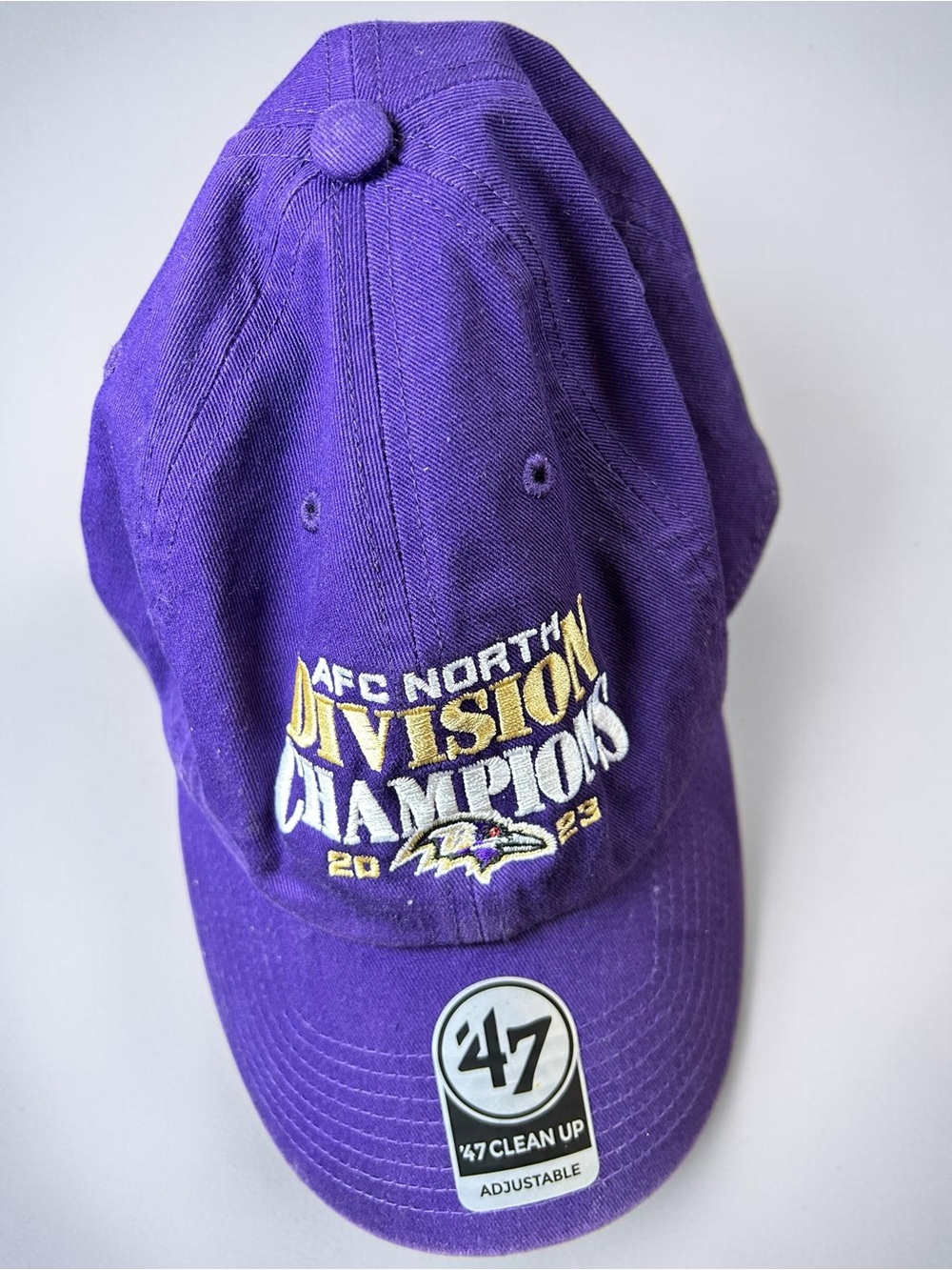 47 Purple Baltimore Ravens AFC North Division Champions Hat